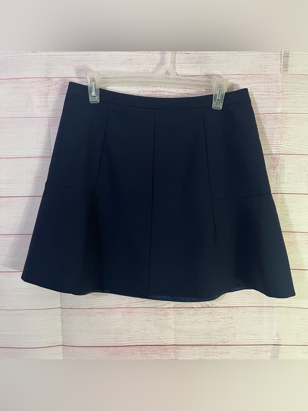 J.Crew Navy Blue Flare A-Line Mini Skirt Size 8